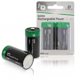 Oplaadbare NiMH D-batterij 4000 mAh